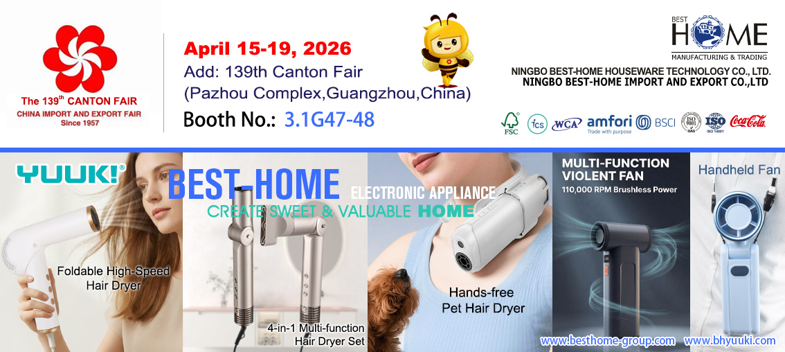 Små apparater - Canton Fair i Guangzhou