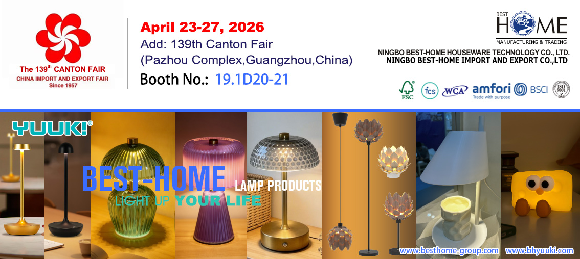 Canton Fair - Bordlamper