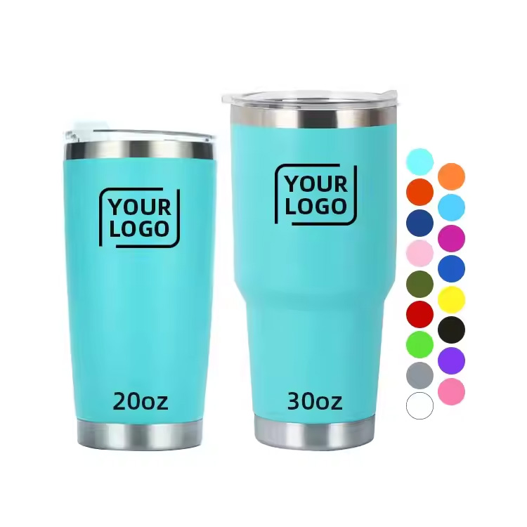 20 oz 30 oz dobbelt væg vakuum isoleret rejsekaffe krus