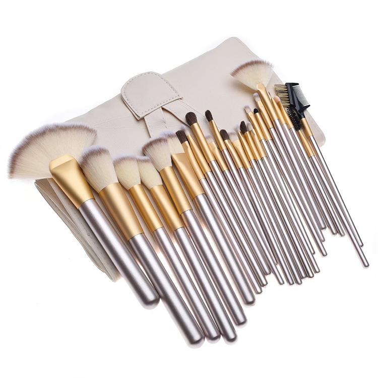 24PCS brugerdefineret luksus makeup børster sæt