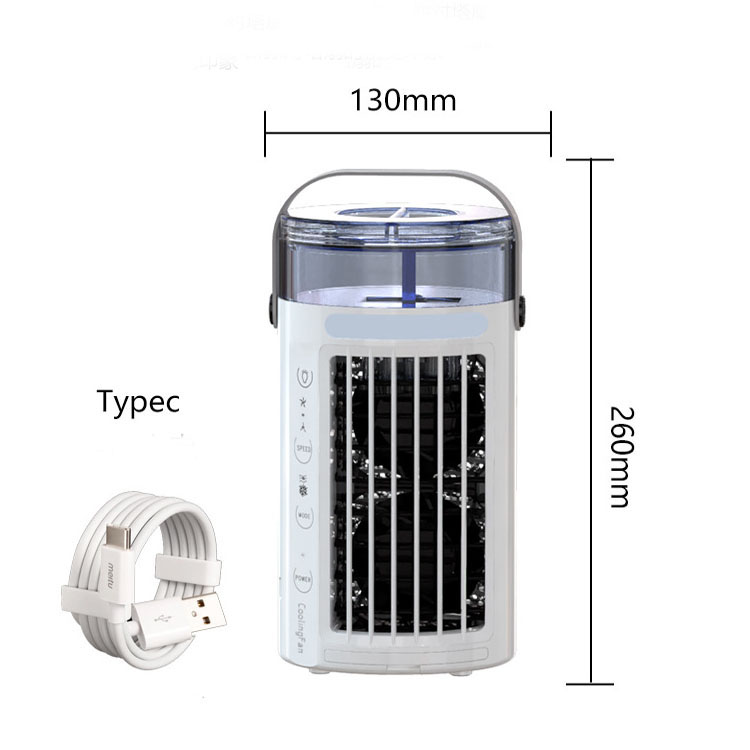 4 i 1 Mini Bærbar Air Conditioner Ventilator