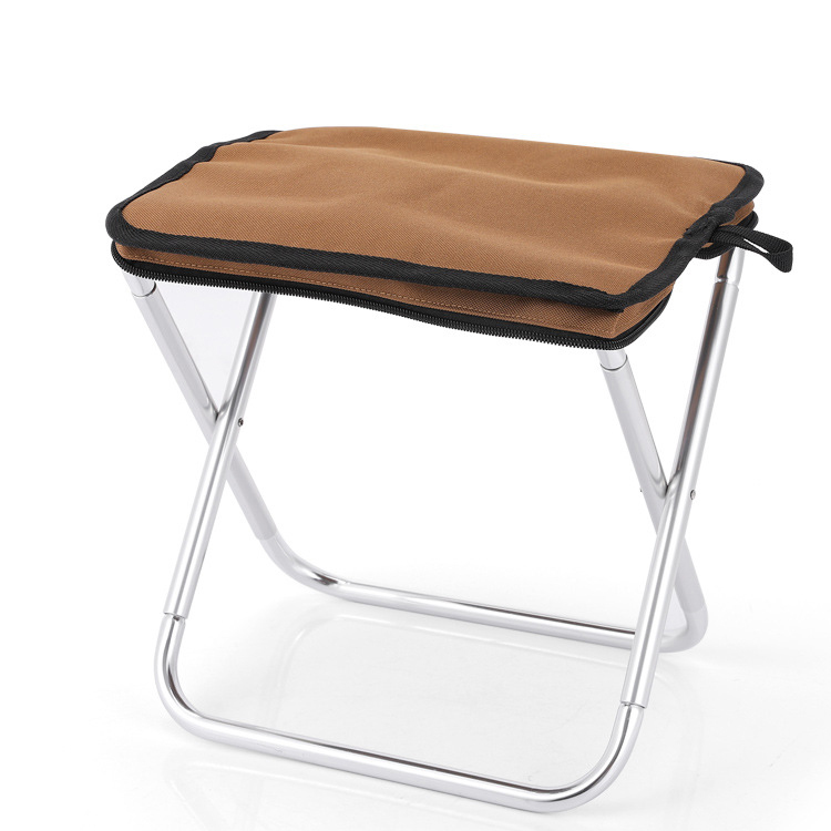Aluminiumslegering kulstofstål sammenklappelig campingfiskestol