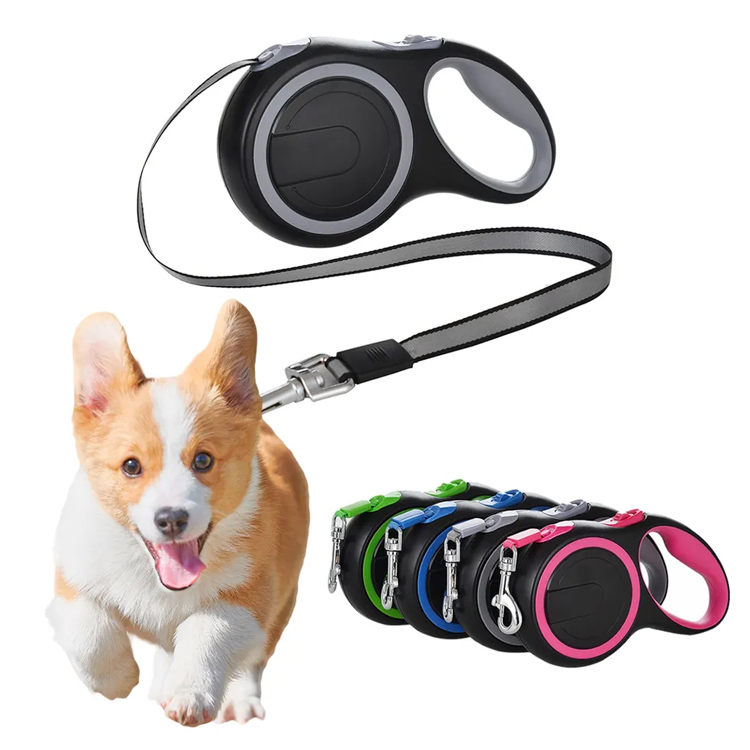 Anti-Slip Tangle Free Heavy Duty Optrækkelig Hundesnor