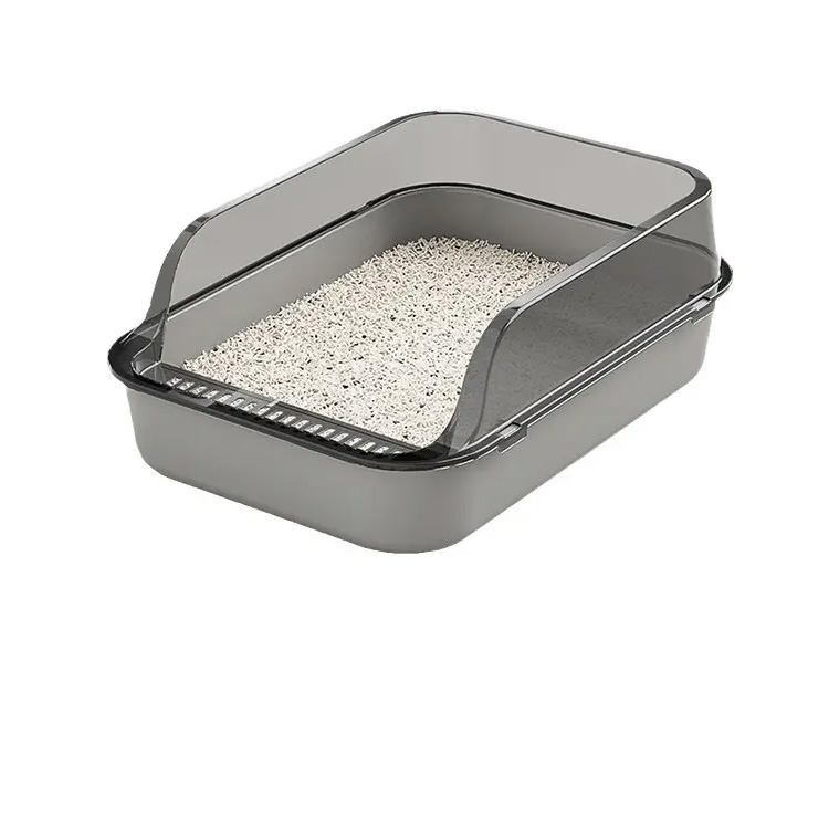 Bedste nye højsidede forhøjede Rim Wear Cat Litter Box