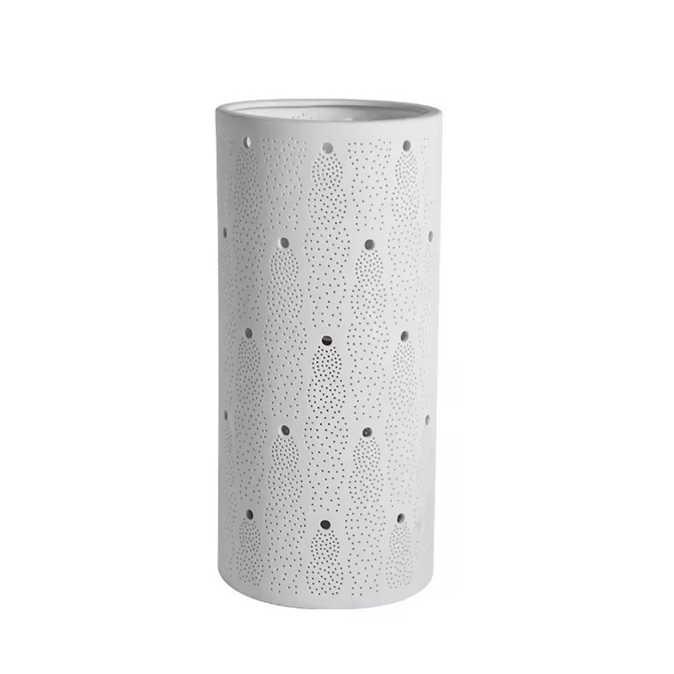 Ceramic Factory Custom Højkvalitets Cylinder Bordlampe