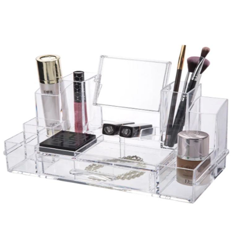 Kosmetik plastik læbestift børster makeup arrangør