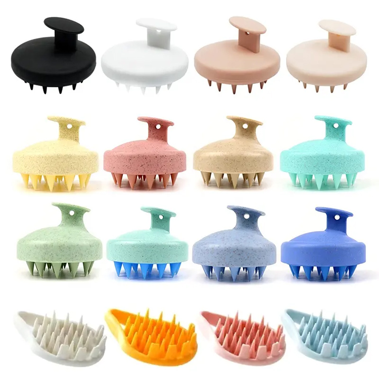 Tilpas Logo Shampoo Massage Brush Scalp Care Brush