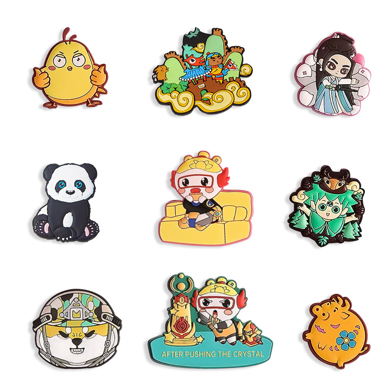 Dekoration Custom Logo Mulighed Tilgængelig PVC køleskabsmagneter