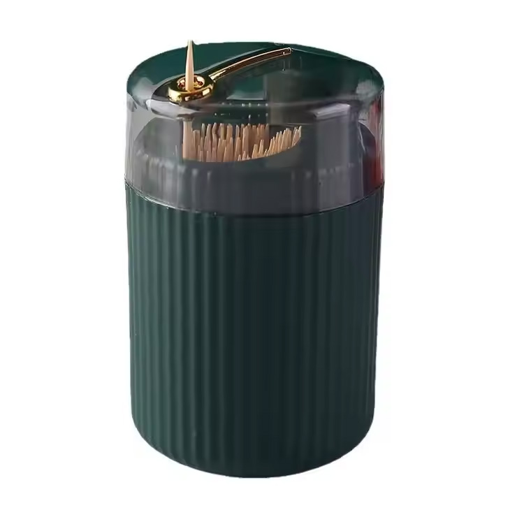 Dispenser Push-Type Opbevaringsboks Tandstikker Beholderholder