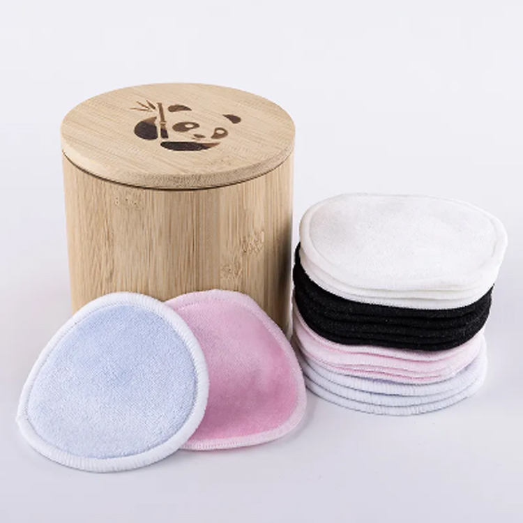 Miljøvenlig bambus genanvendelig makeup remover puder