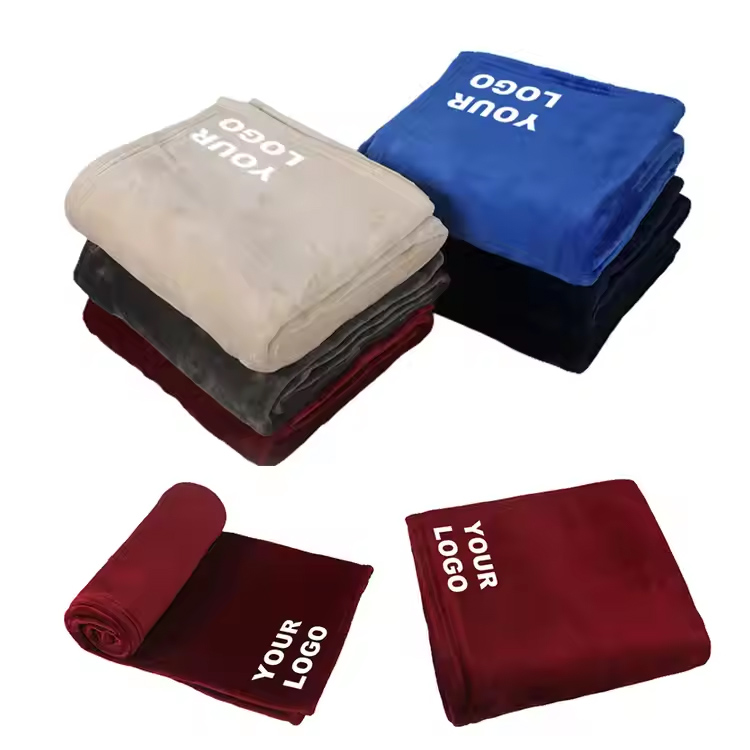 Miljøvenlig salgsfremmende plys fluffy koral fleece tæppe