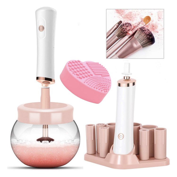 Elektrisk kosmetisk spinner Makeup Brush Cleaner og tørretumbler