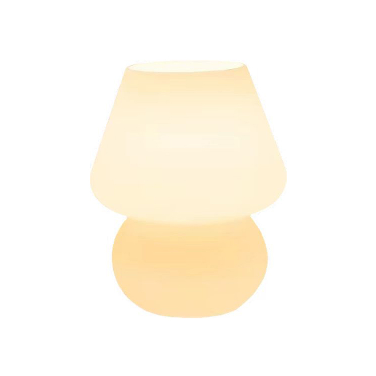 European Glass Study Soveværelse Svampe Indendørs Bordlampe