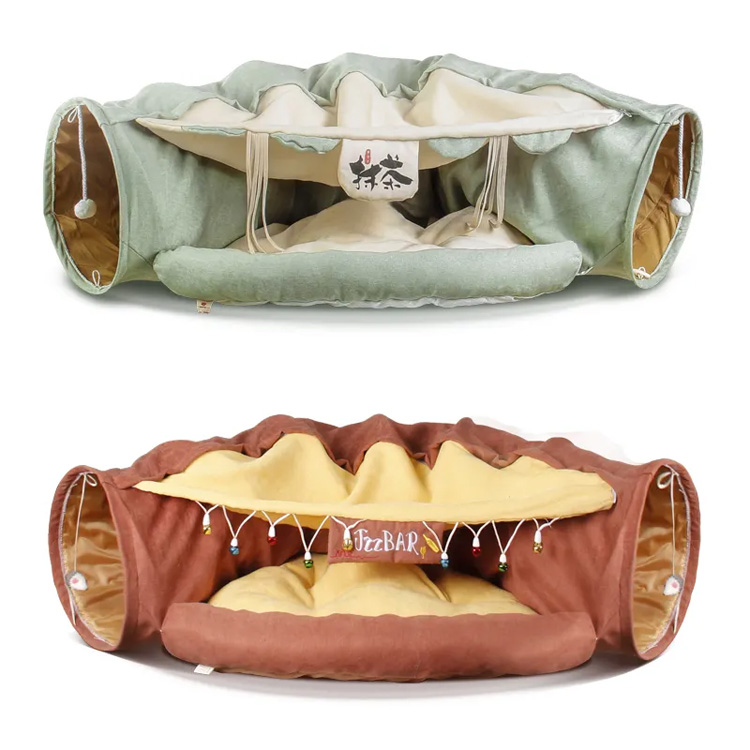 Factory Direct Sale Cat Tunnel Bed Interactive Tunnel Toy Tube