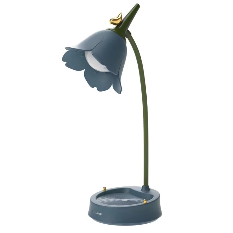 Flower LED Student Soveværelse Værelse Læse Touch Skrivebordslampe