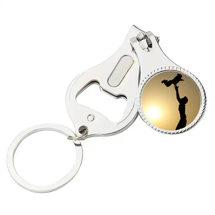 Foldbar håndtååbner Nøglering Neglesaks Negleklippere