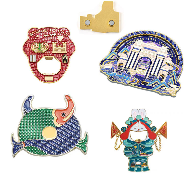 Glitter Metal Køleskabsmagneter Salgsfremmende Køleskabsmagneter