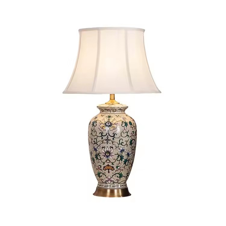 Hot Sale Customized Home Goods Keramik Klassisk Bordlampe