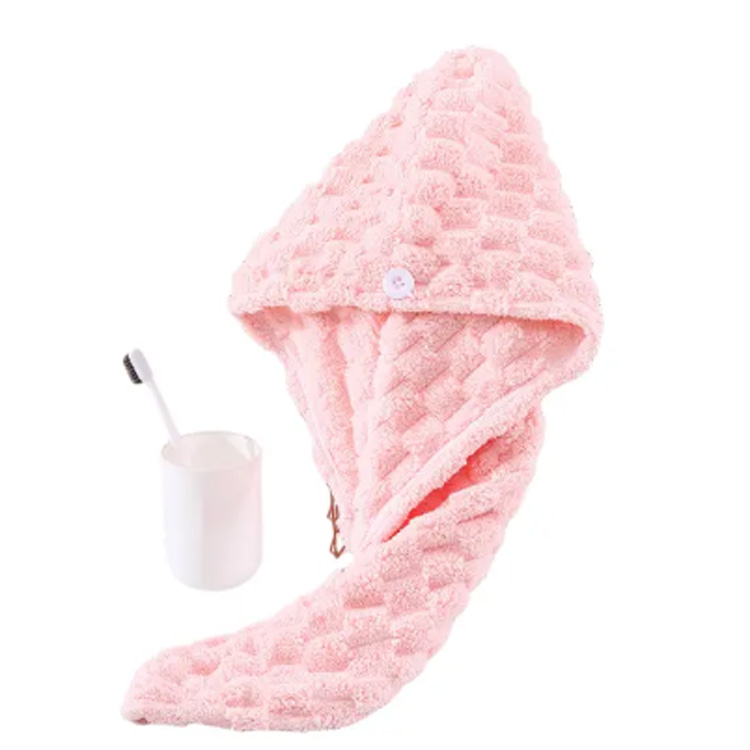 Hot Selling Manufacturing Microfiber Shower Hair-tørt cap