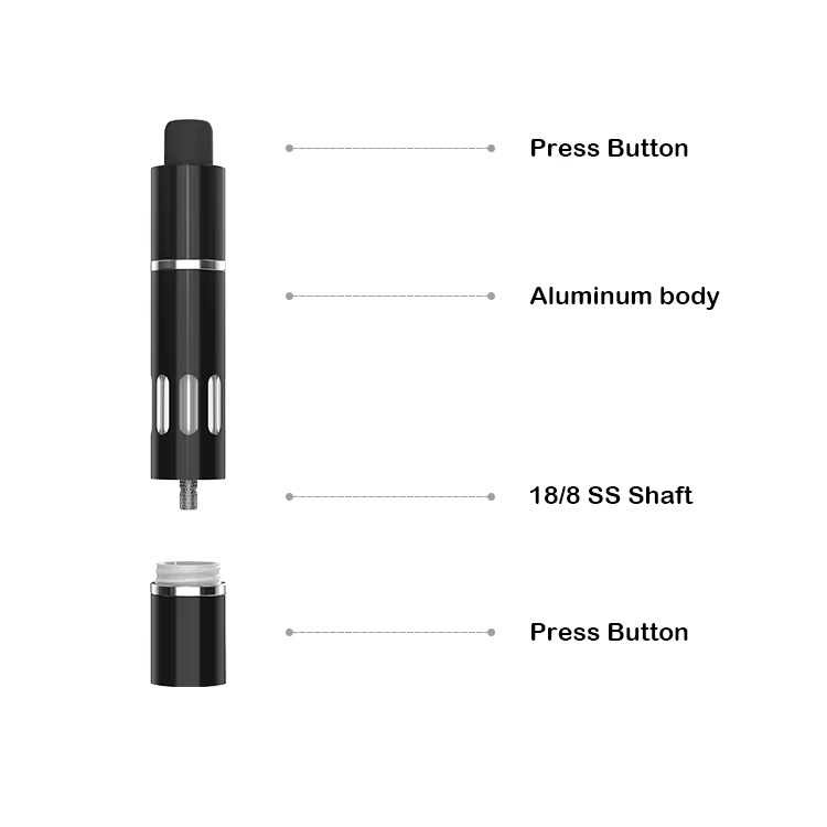 Varmtælgende mini en håndlavet tommelfinger Press Salt Pepper Grinder