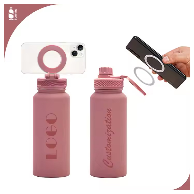 Idéer 2025 Custom Logo Waterbottle Drikke kolbeflaske
