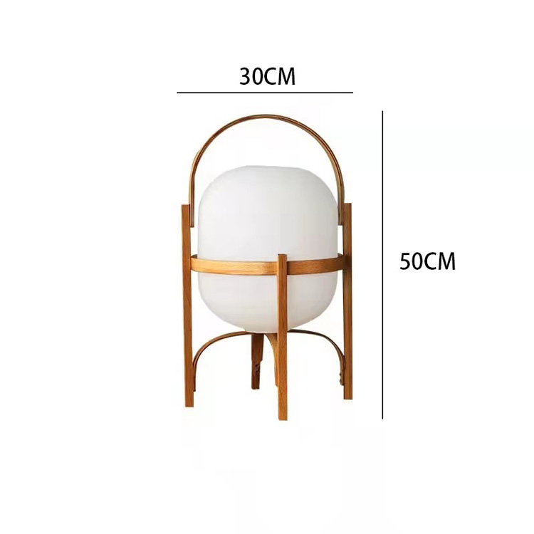 Japansk stil Simple Art Sengeskab Study Bordlamper