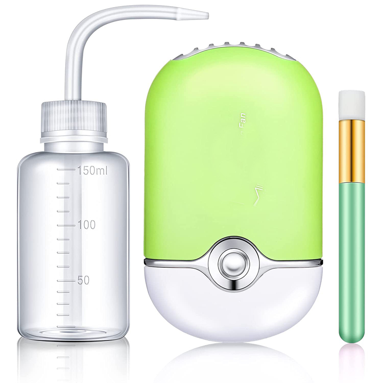 Lash Shampoo Børster USB Mini Portable Fans