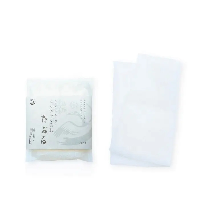 Lavet i Japan Natural Body Washing Natural Konjac -håndklæde