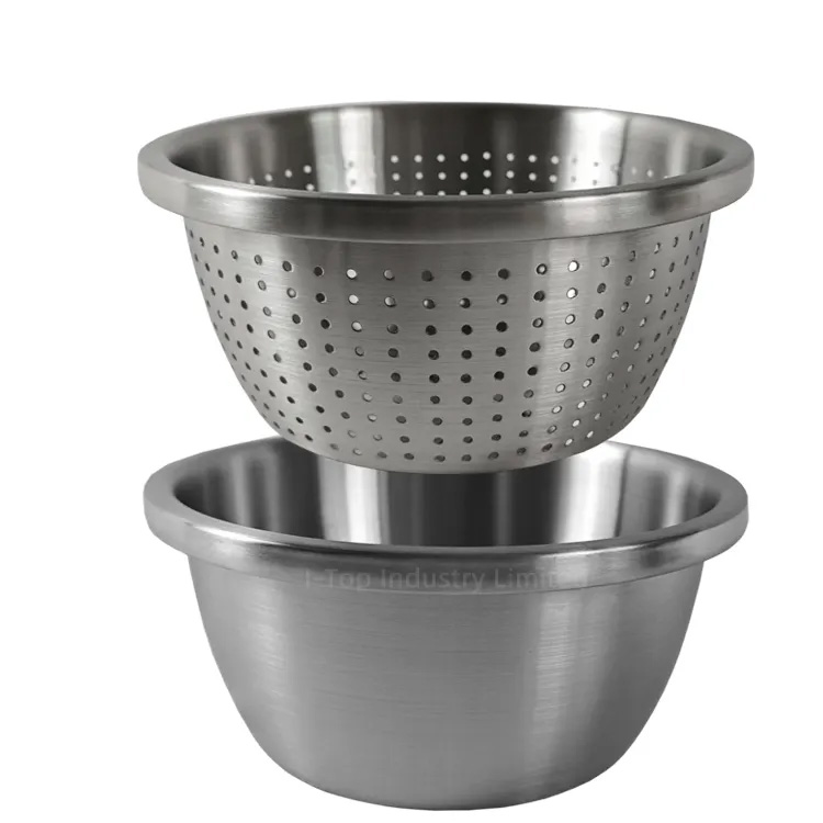 Blandingsskål Indstil Colord Multipurpose -funktioner Salatskål