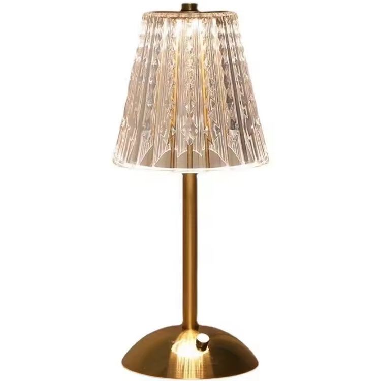 Moderne krystalstemning dekorativ romantisk bordlampe
