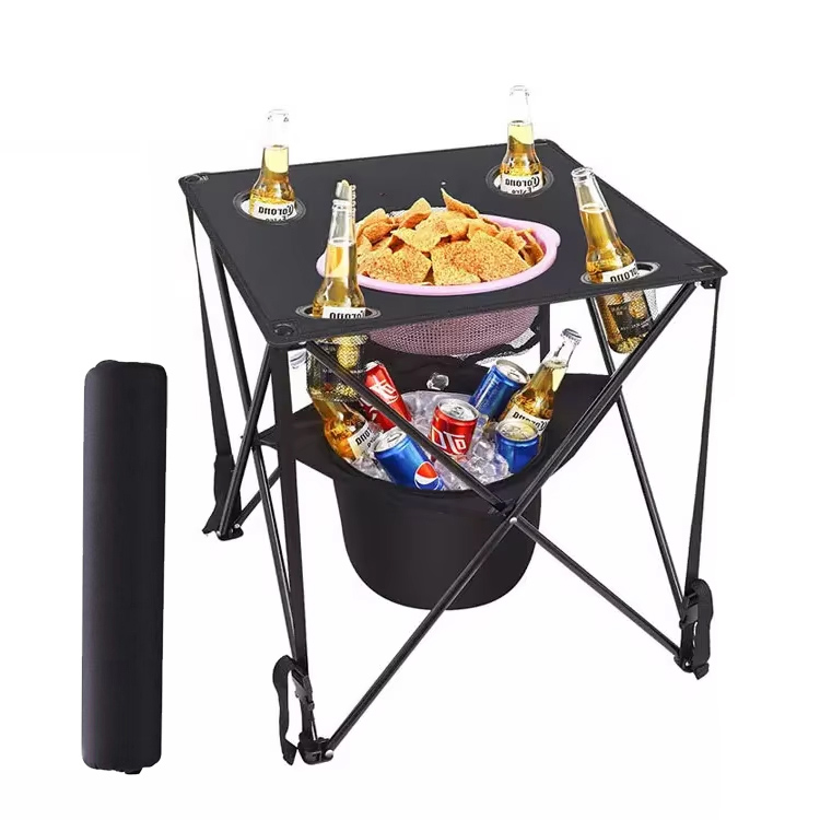 Moderne bærbart jern foldebord til udendørs hjemmebar