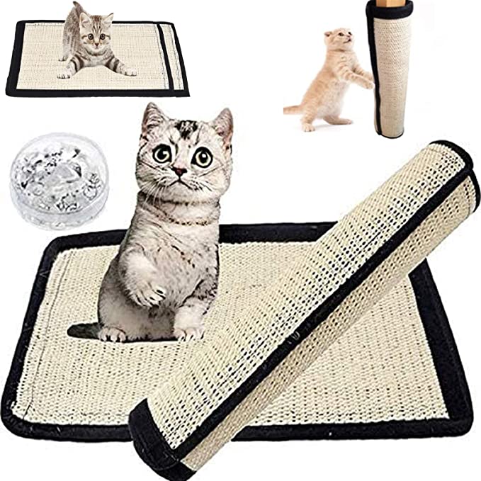 Naturligt gulvskrabeunderlag Sisal Cat Scratch Mat