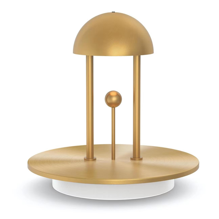 Nordic Modern Trådløs 2000mAh Batteri Messing Bordlampe
