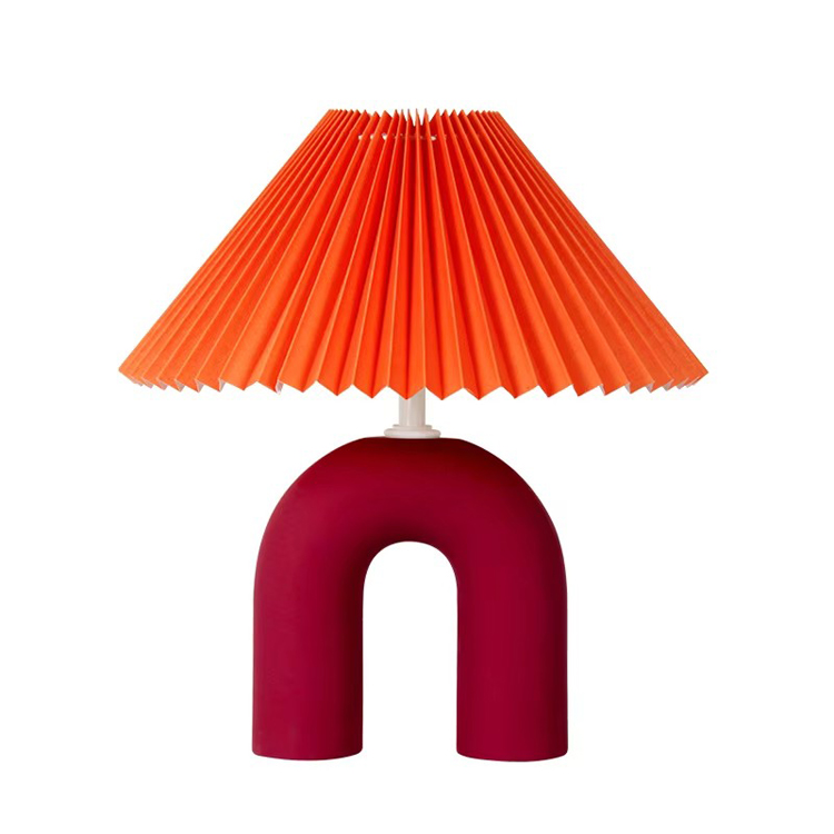 Northern Europe Bedroom Bedside Keramik Bordlampe