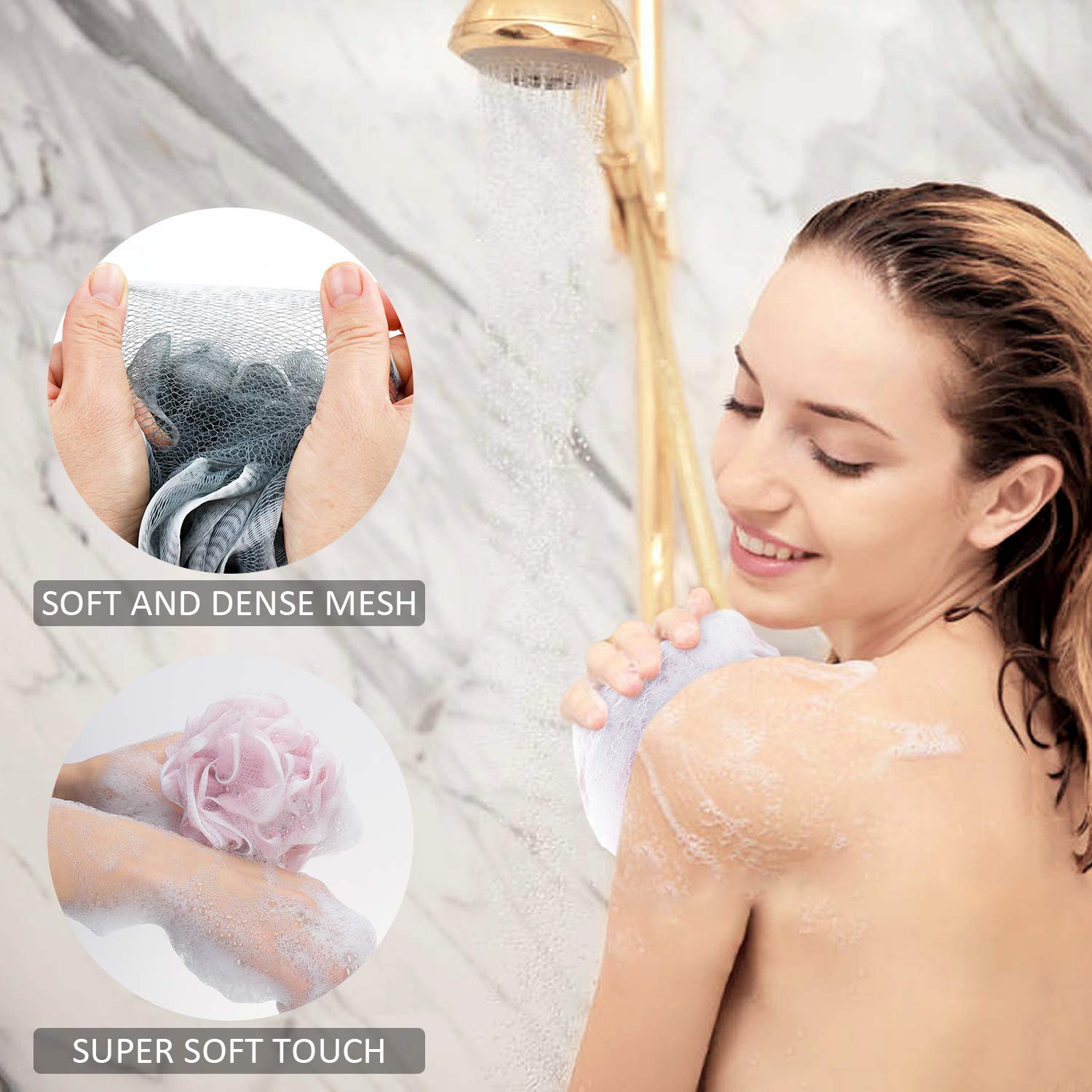 Perfect Mesh Body Scrubber Brusesvamp Loofahs