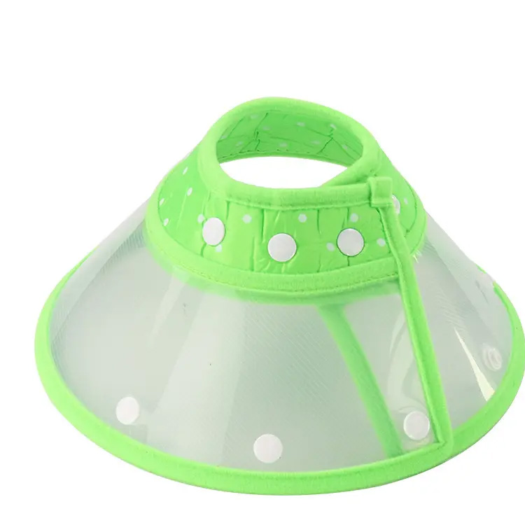 Pet Elizabethan krave Farverig blød kantkæledyr Recovery Collar