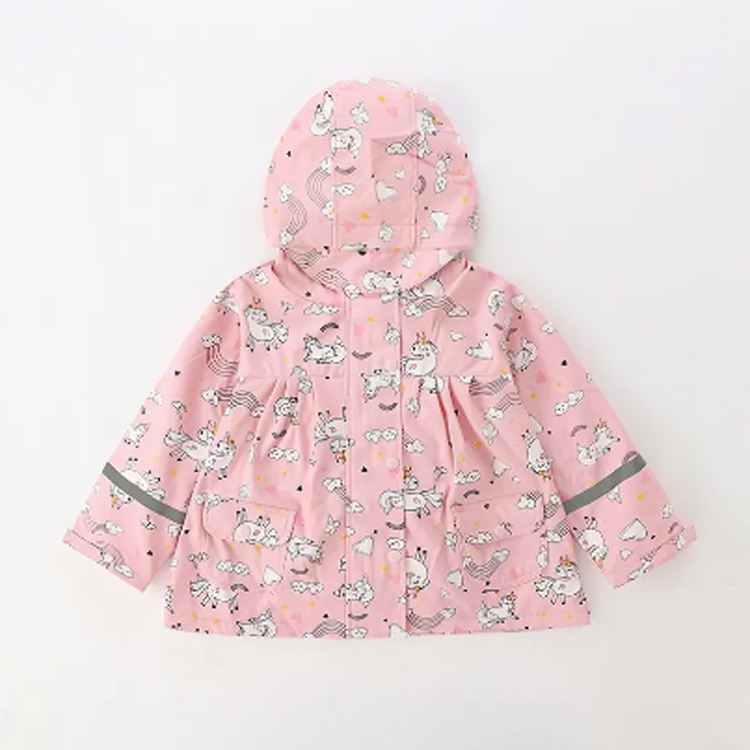 Poncho -stil fortykket windbreaker mandlig kvindelig barn regnfrakke