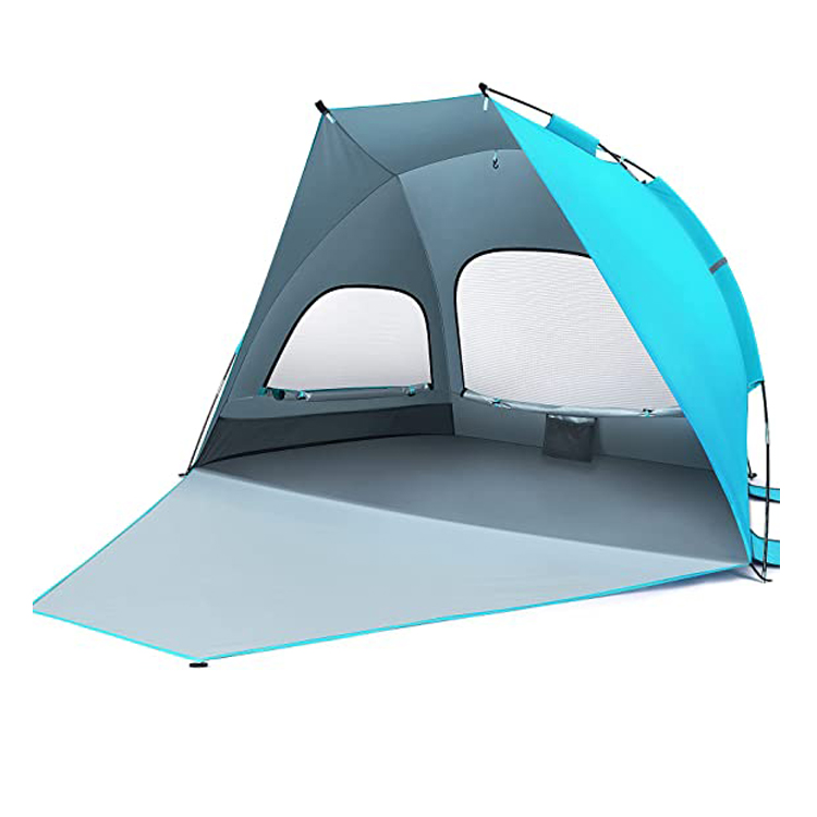 Bærbar Cabana Anti-UV solskærm Shelter strandtelt