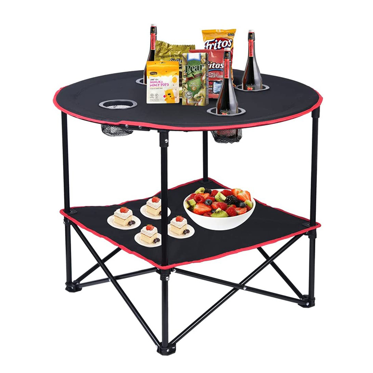 Bærbart letvægts-camping-picnic-klapbord