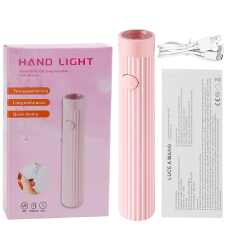 Bærbar mini UV LED neglekunst håndholdt ord lampe