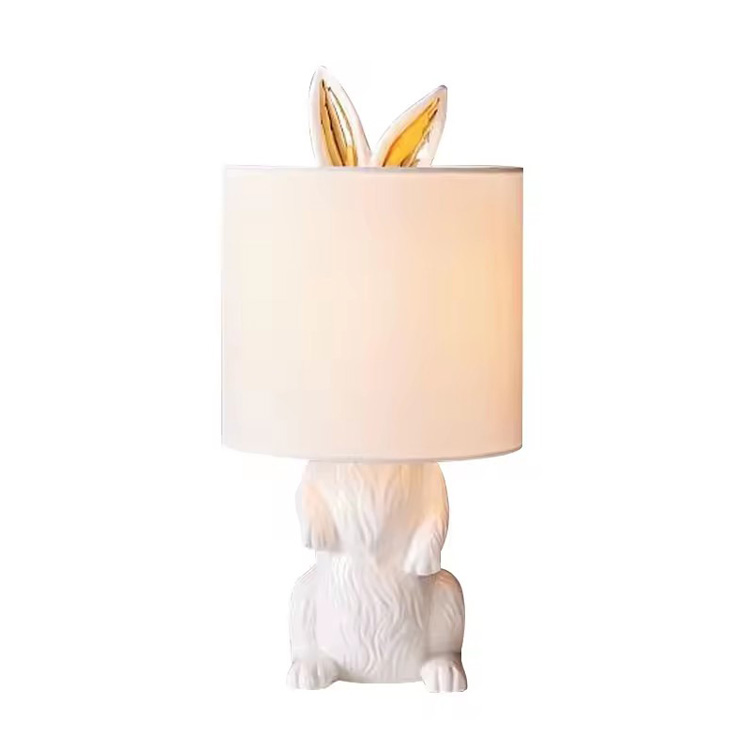 Post Modern Creative Design Parlour Kids Rabbit Bordlamper