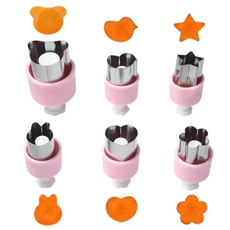Tryk-stil cookie forme rustfrit stål cookie cutter sæt