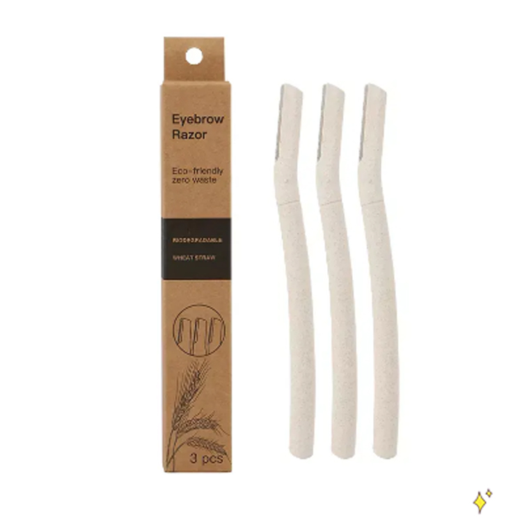 Razor Wheat Straw Tool Bionedbroadble Trimmer Eyebrow Kit