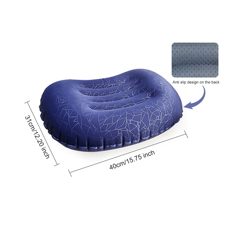 Soveudstyr Komfortabel Crescent Anti-slip rejsepude