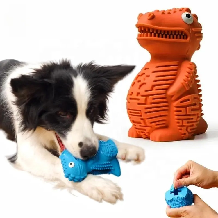 Hård hentning tyggedurbar gummi dinosaur puslespil legetøj