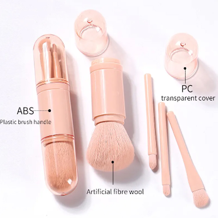 Rejse makeup børste sæt vegansk makeup børste af høj kvalitet