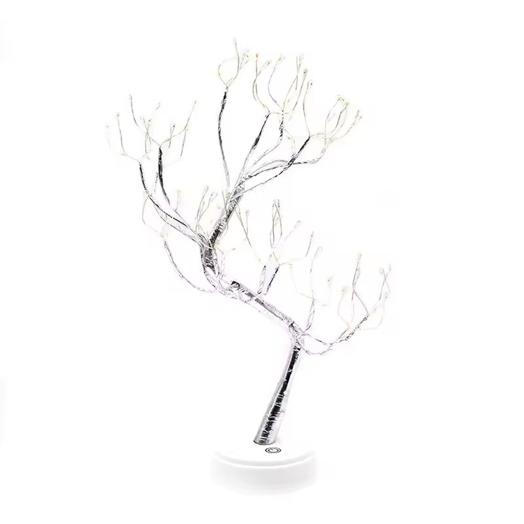 Usb Batteri Led Wire Pearl Indendørs Dekorativ Træ Bordlampe