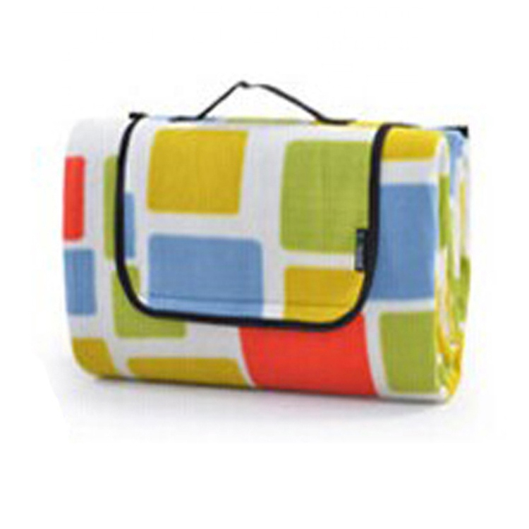 Stor campingmåtte med vandtæt ryg til picnics håndtag