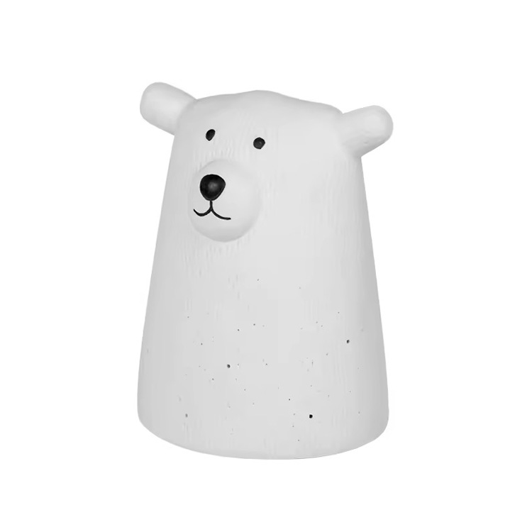 Engros Dagligstuebelysning Keramisk Bear Skrivebordslampe