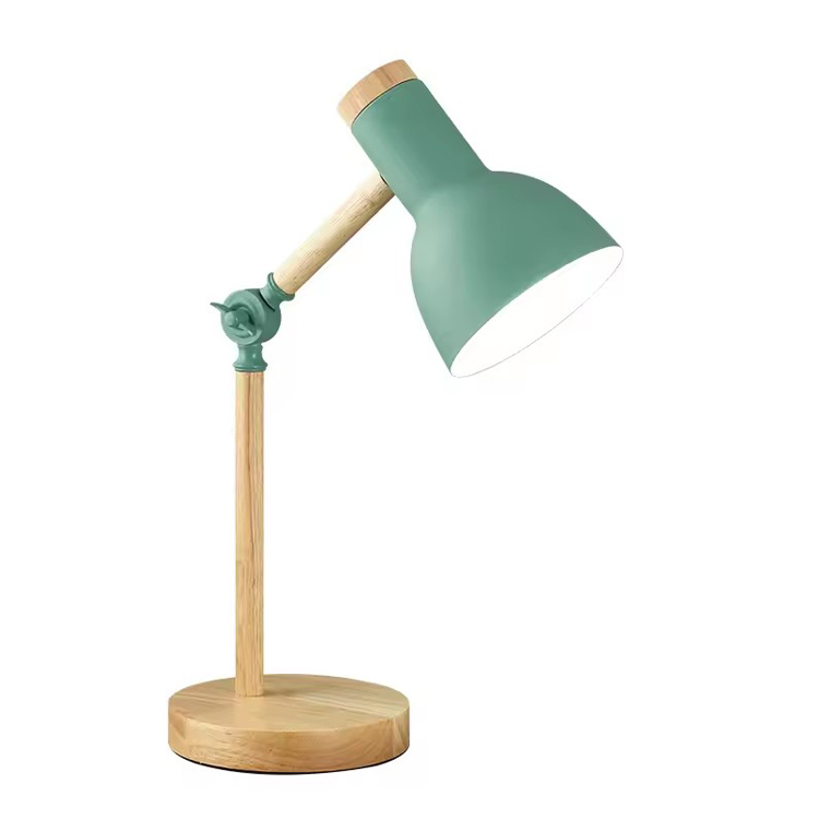 Bordlampe i træ med bordlampe Smart Reading Wood